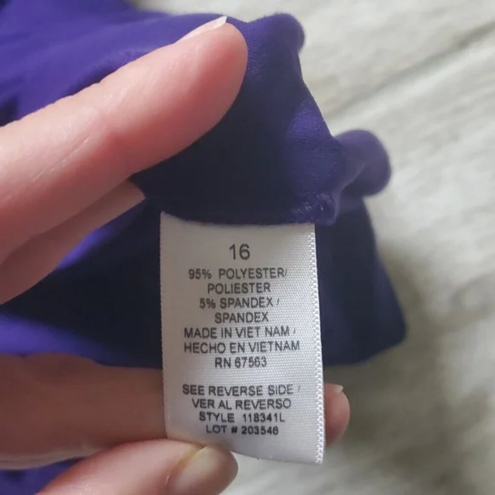 Dressbarn 2-in-1 Sleeveless Belted Tunic Shirt - Picture 13 of 13